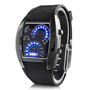 Men's Stainless Steel LED Wrist Watch